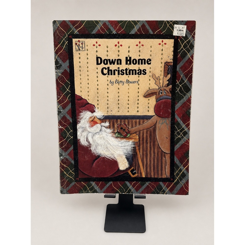 Down Home Christmas Betty Bowers Folk Art Painting Pattern Craft Book
